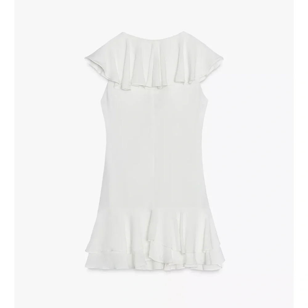 Zara Ruffle Tiered Short Dress - Picture 7 of 7